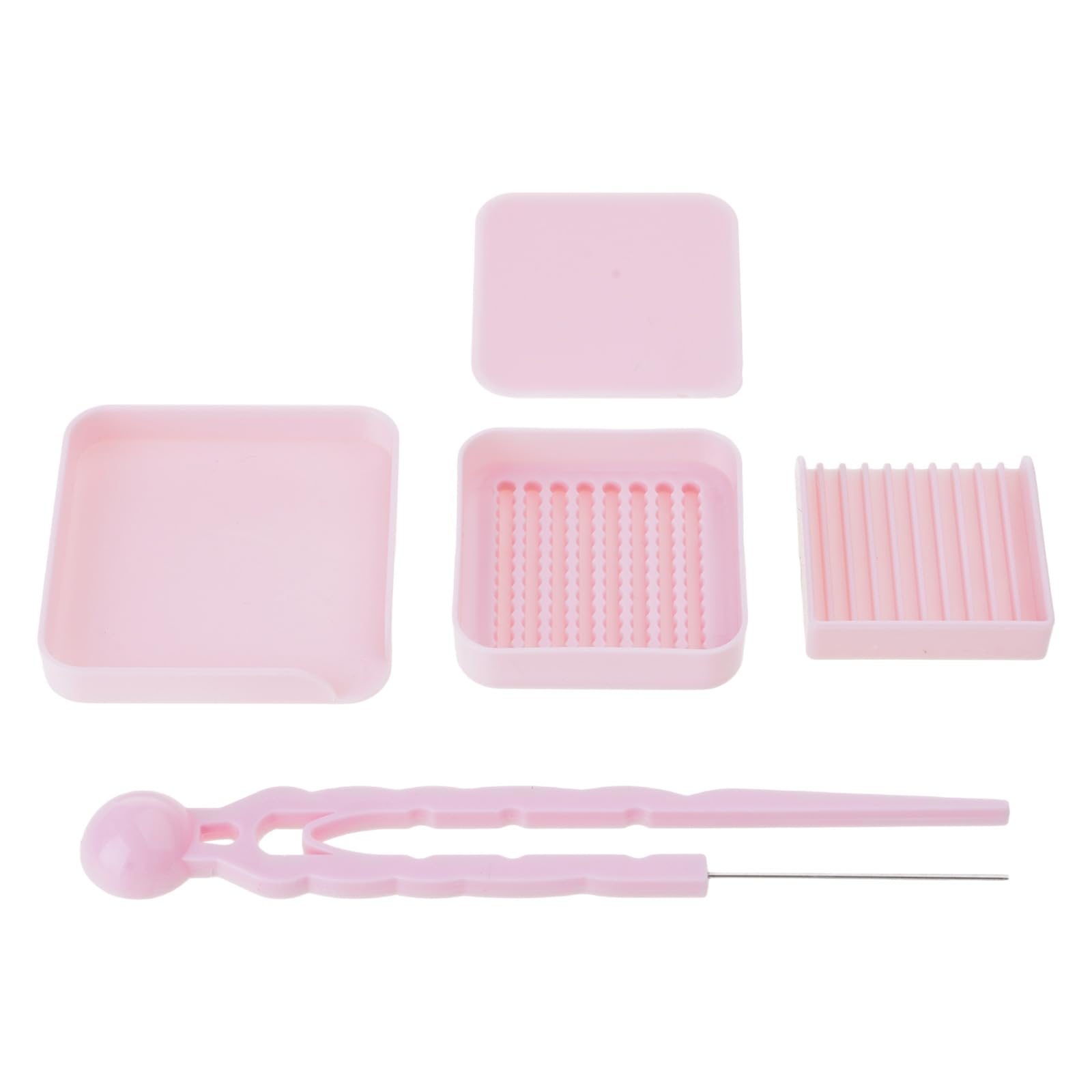Nucelit Professional Beads Craft with Box for Enthusiasts Ergonomic Bead Art Tools Including Tweezers for and Adults