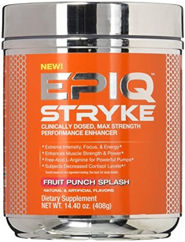 Epiq™ Stryke 14.40 Oz 60 Servings (Fruit Punch Splash)