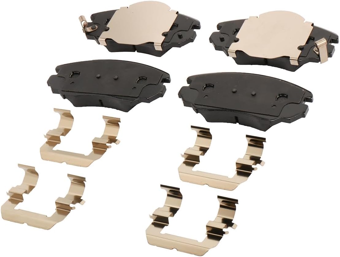 GM Genuine Parts 171-1072 (23214903) Front Disc Brake Pad Set with Clips and Shims