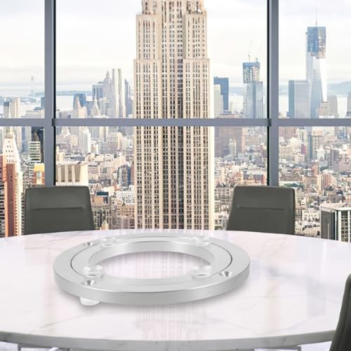 Cojinete de mesa giratorio resistente para base de plato en restaurantes 6