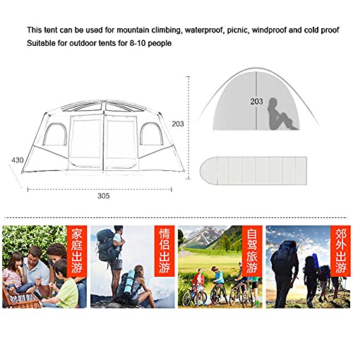 Carpa para camping GeRRiT para 8-12 personas miniatura 7