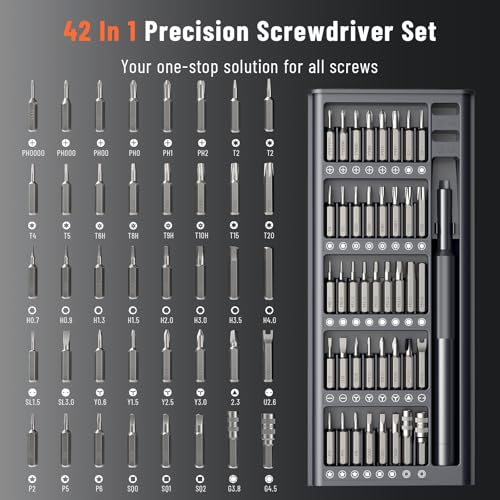 KATERK 42-in-1 Mini Screwdriver Set - Precision Small Magnetic Screwdriver Set Repair Tool Kit for Phone - image 3