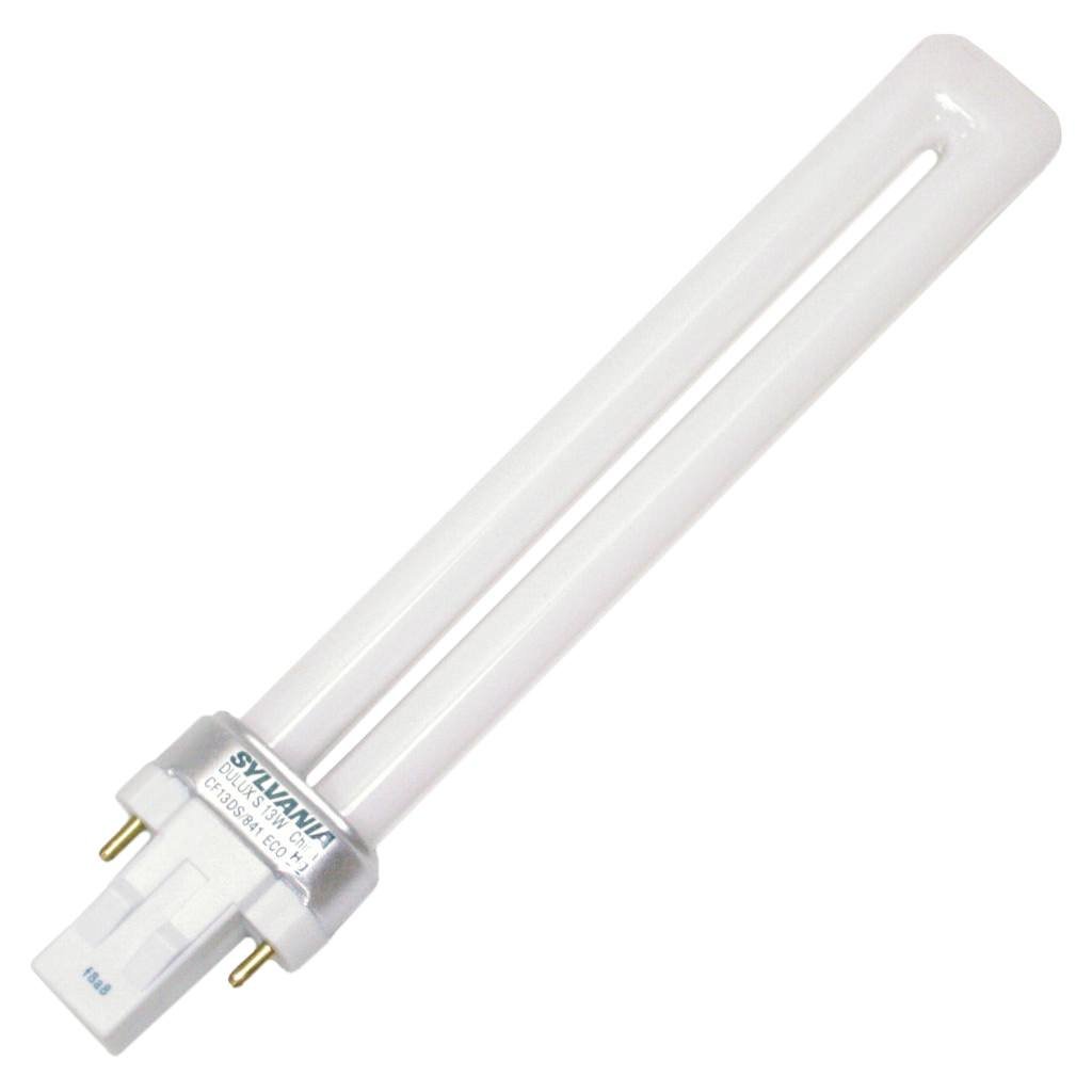 Sylvania 21134 Compact Fluorescent 2 Pin Single Tube 4100K, 13-Watt