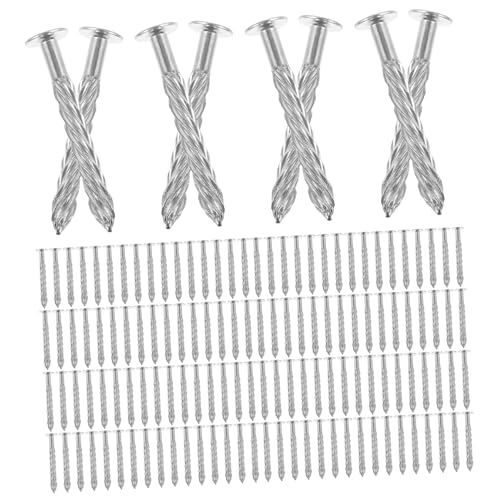 NAMOARLY 100pcs M8x70 Stainless Steel Expansion Screws DIY Floor Nails for Carpet Hardware Nails for Stairs