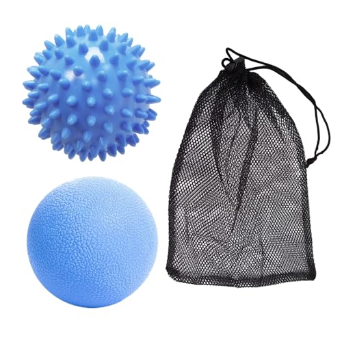 Lot de 2 balles de massage, 1 cordon de serrage de poche, balles de massage, balles de massage, balles de massage, balles de massage, balles de massage, balles de massage des points de déclenchement,