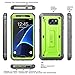 SUPCASE Unicorn Beetle Pro Series Case Designed for Galaxy S7, with Built-In Screen Protector Full-body Rugged Holster Case for Samsung Galaxy S7 (2016 Release) (Green/Gray)