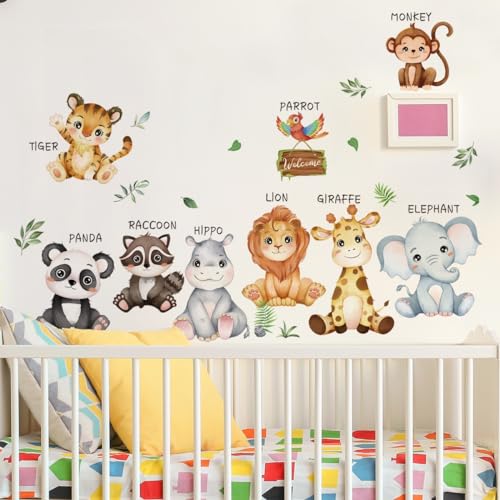 Vinilos Decorativos Animales Safari para Pared miniatura 5
