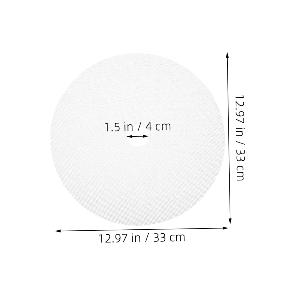 Zerodeko 2Pcs Round Silicone Dehydrator Mats for Food Drying Non Stick Reusable Fruit Sheets Silicone Jerky Sheets Compatible with Dehydrators