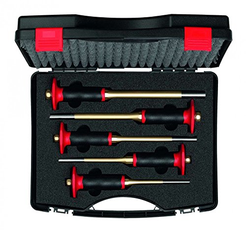 Rennsteig 9R 425 154 0 Pin Punch Set 5 Pieces in Case Gold/Black