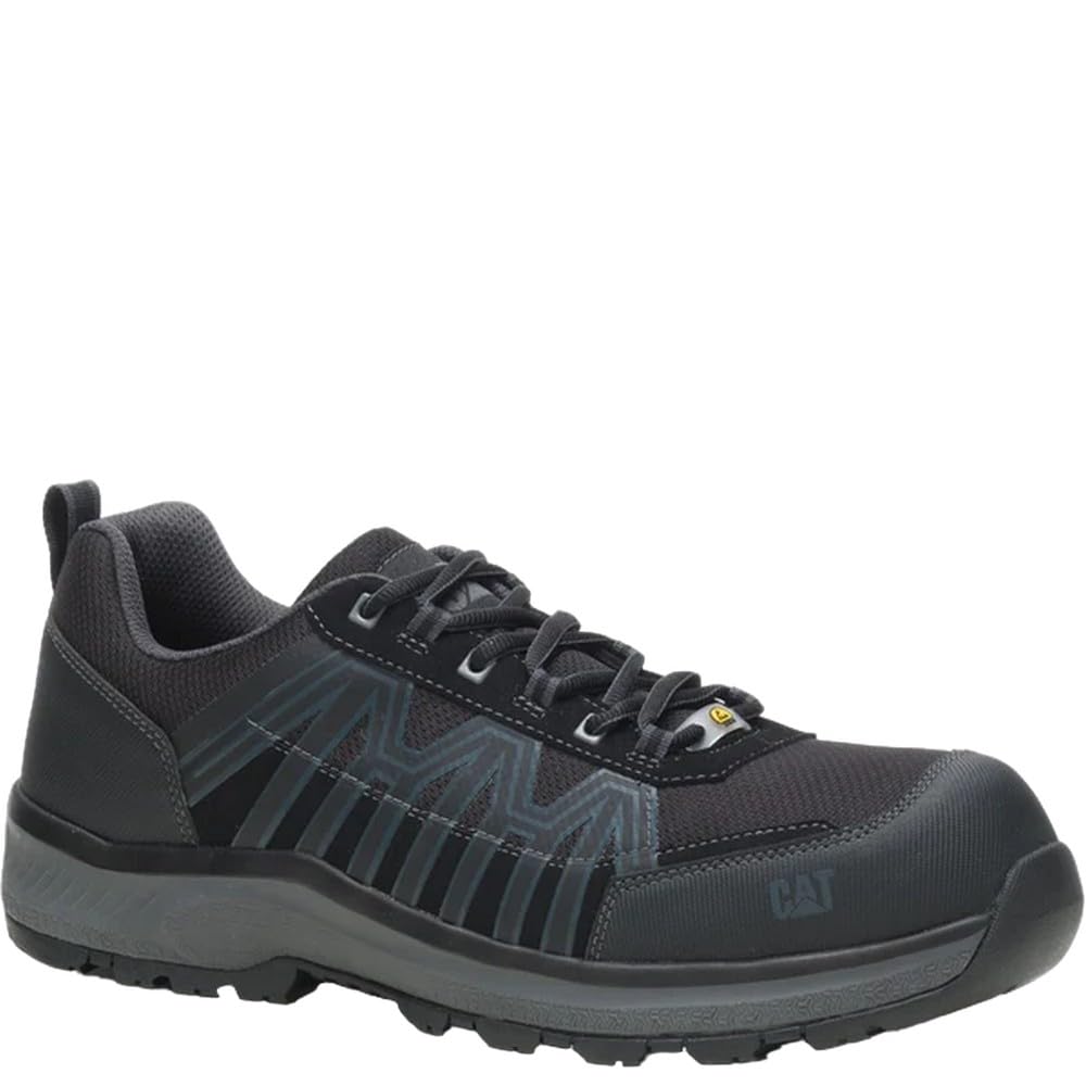 Caterpillar Charge Mens Safety Shoes & Trainers Black 12 UK