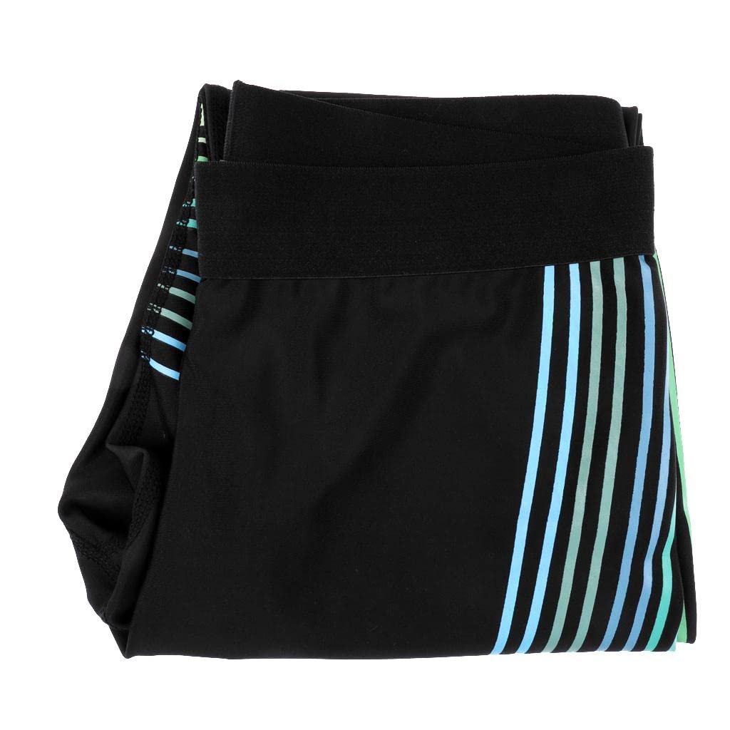 Women's Compression Tights Leggings Yoga Pants for Fitness L Blue and Green|Clothing Shoes & Accessories | Mens Clothing | Athletic Apparel-image-43