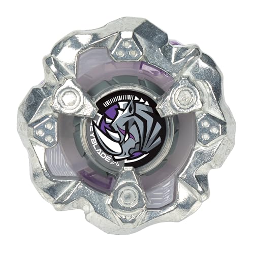 Beyblade X Horn Rhino 3-80S Booster Pack Set with Defense Type Right-Spinning Top; Battling Top Toys for 8 Year Old Boys and Girls
