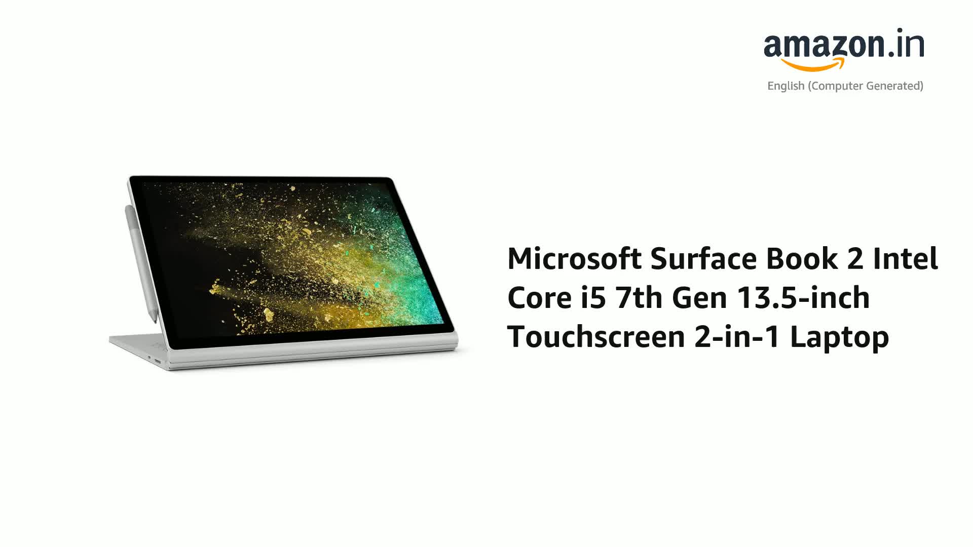 Microsoft Surface Book 2 Intel Core i5 7th Gen 13.5-inch