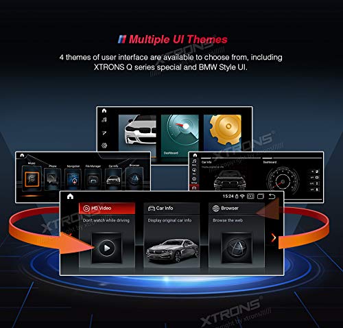 XTRONS 10.25" Android 10.0 4GB RAM 64GB ROM FÜR BMW Autoradio mit Touchscreen Octa Core eingebaute 4G WiFi Qualcomm Bluetooth 5.0 DAB OBD2 TPMS FÜR BMW E81 E82 E87 E88(2006-2012) mit CIC System – Bild 3
