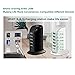 USB Charging Station for Multiple Devices, Multiport Charger Tower, USB-C Port Supports PD Quick Charge Compatible with iPhone, Smartphones, Tablets and Other Devices (Black, 20W)