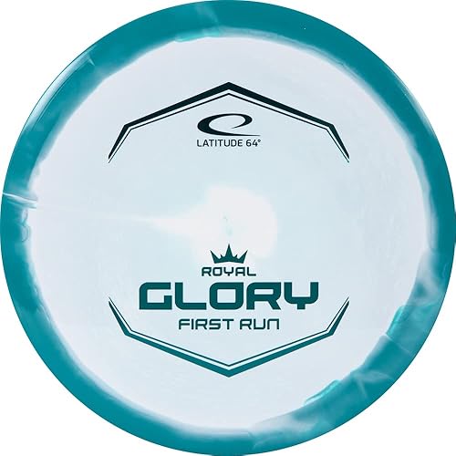 Latitude 64 First Run Royal Grand Glory Fairway Driver - Disco de golf [los colores variarán], 6.10-6.21 oz, negro