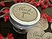 Handmade Thank You Mason Jar Lid Lables Canning Inserts Set of 12