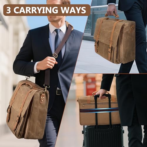 YARWO Accordion File Folder Briefcase