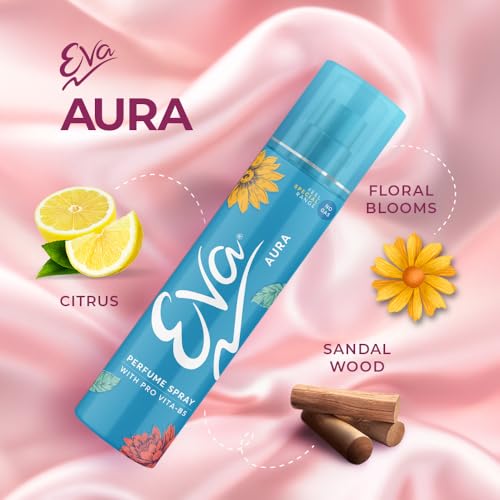 Eva Aura No Gas Perfume Spray | Long Lasting Floral Grace & Fresh Citrus Fragrance | Perfume Spray For Women | 120 Ml - Image 4