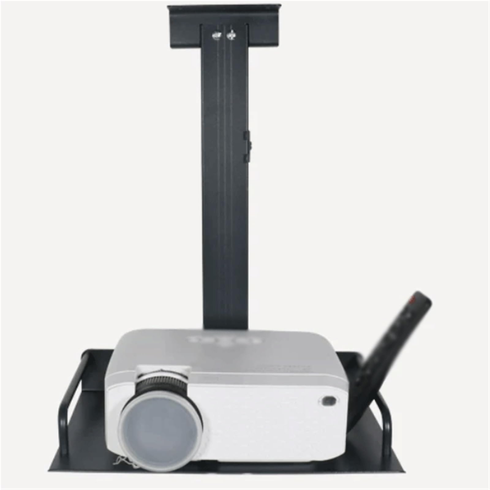 Home cinéma Plateau de projecteur adapté aux Supports de projecteur montés au Plafond et aux Supports de caméra de conférence Portable(Noir,Moyen)