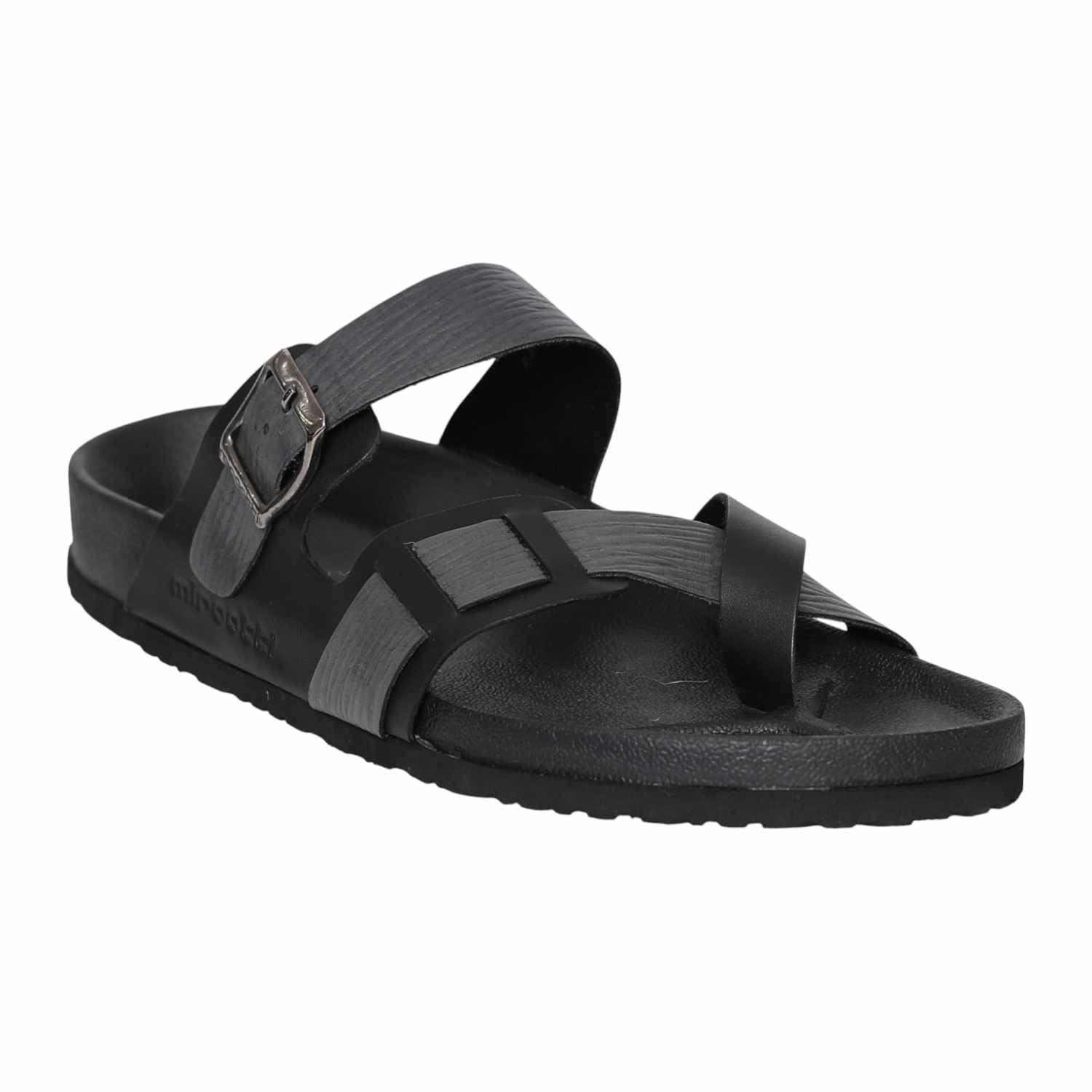 Men's Black Grey Active Comfort Sandals-picture-43