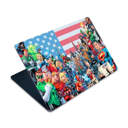 Protection MacBook Air 15 2023 Justice League vinyle anti-rayure Head Case Designs