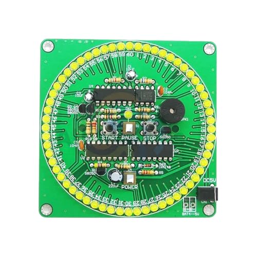 60 Second Countdown Timer DIY Kit Red Yellow Smairt Timing Alarrm Parts and Eletronicos DIY Industrial Grade Precision Reliable Electronic Module