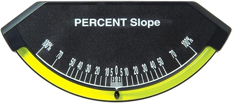 Sun Company Industrial Lev-o-Gage Sr (Percent Slope Model) - Glass Tube Inclinometer (Model 3043-I)
