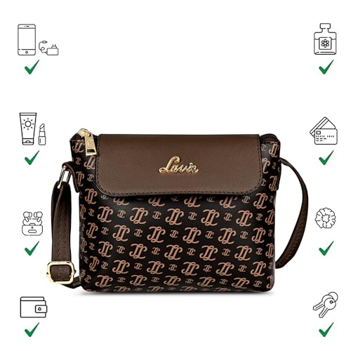 Image of Lavie Women's Mono LL Rio Flap Crossbody Sling Bag | Ladies Purse Handbag | Gift for Women