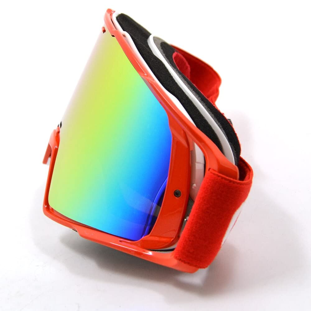 Occhiali da motocross Occhiali Antivento Per Casco ATV DH MTB Dirt Bike Occhiali da moto (Colore: Modello 2)