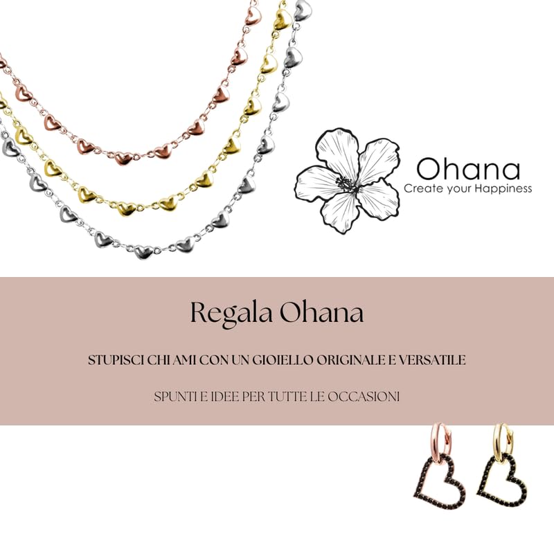 MAISON GIOIELLI FIRENZE - OHANA Bracciale da Uomo in Acciaio con Maglia Lavorata, Bracciale Tristano Placcato Oro, Ipoallergenico, Antigraffio e Waterproof