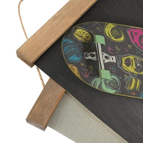 Graffiti en monopatín FekiLoot para decorar tu salón con arte urbano vintage 3