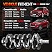 2.4 G4KJ Rebuild Overhaul Kit with Crankshaft Connecting Rods Piston Gaskets Compatible with Hyundai Sonata Santa Fe Tucson Kia Sorento Optima Sportage 2.4L GDI Engine Replace# 23111-2G200 23510-2G500