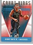 2018-19 Donruss Court Kings Basketball Insert #6 Dennis Smith Jr. Dallas Mavericks Official NBA Trading Card Produced By Panini