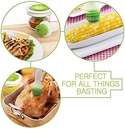 OKRA ZEX Oil Spreader for Dosa Pan Basting Brush, Silicone Handle, White, Basting Brush - Image 4 thumbnail