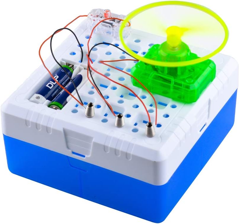 Circuits for Kids, Science Kits Toy for 7-12 Year Old Boys Teens Electronic Blocks Building Toy for 6-110 Year Old Kids Boys Gilr STEM Toy Birthday Gift Age 5-9