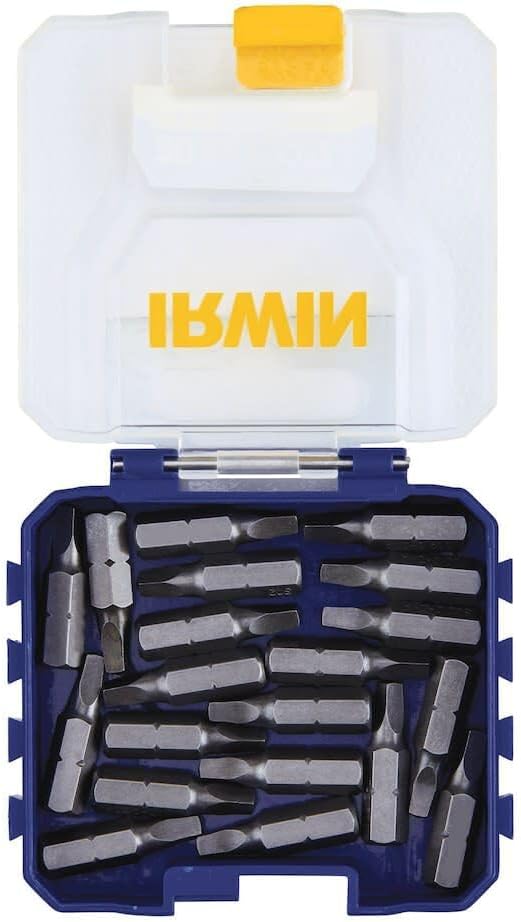 IRWIN Screwdriver Bit Set for Drywall, Square #2, 20-Piece (IWAF121SQ220D)
