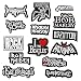 14 Pezzi Toppe Termoadesive Patch da Ricamo Adesivo Patch per Abbigliamento DIY Toppe Termoadesive Stiro Cucitura Per Vestiti Jeans T-Shirt, Zaino,Scarpe,Giacche Adesivi Borse Cappello