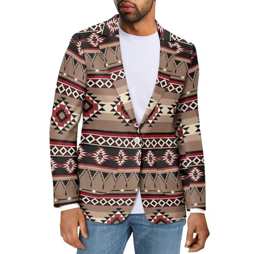 Men's Casual Blazer One Button Lightweight Sport Coats Suit Jacket