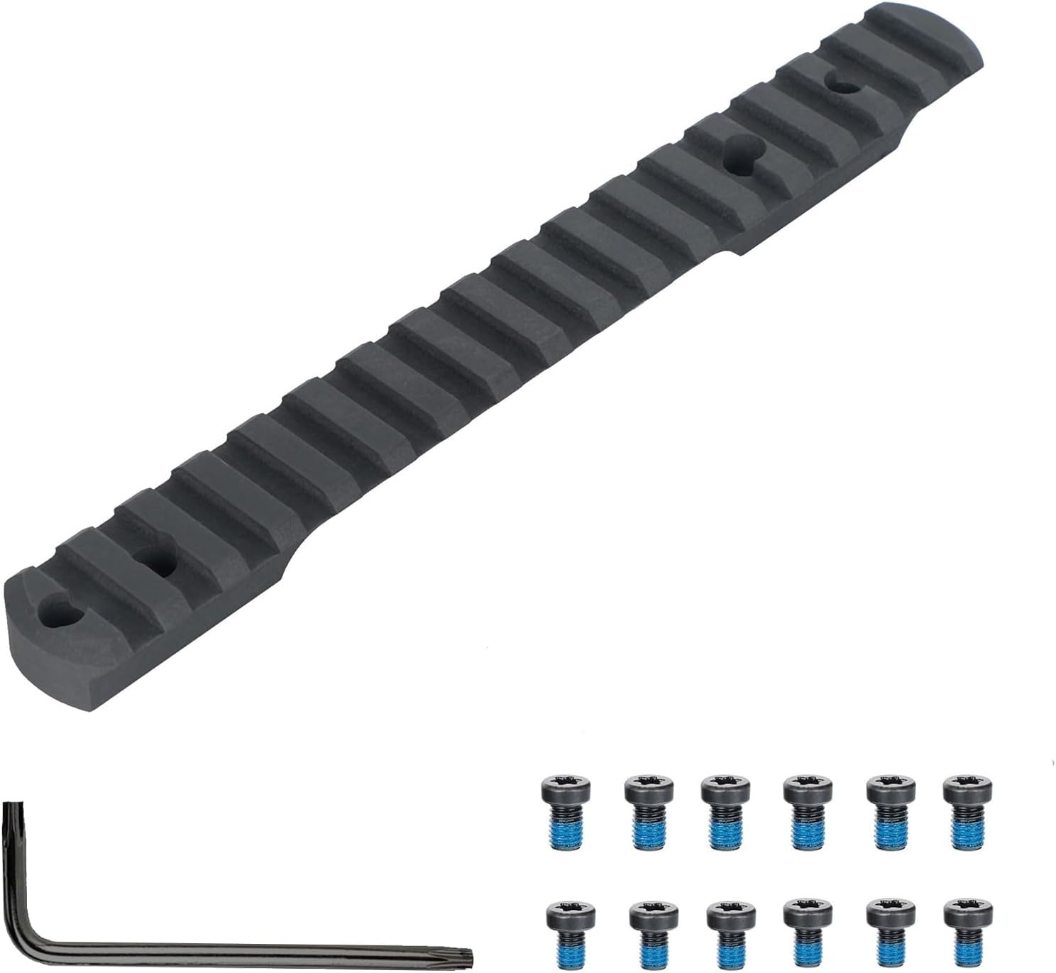 ohhunt Rail Mount 0 MOA Scope Mount Picatinny Steel with #6-48#8-40 Screws Compatible with Remington 700 Short Action | Long Action