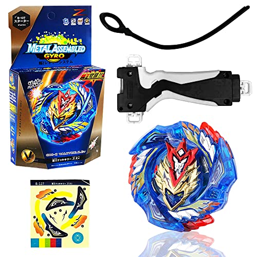 MEZHEN Peonzas de Batalla QuadDrive Beyblade Burst Peonzas Metal Niños 4D Peonzas con Lanzador Regalo para Niños