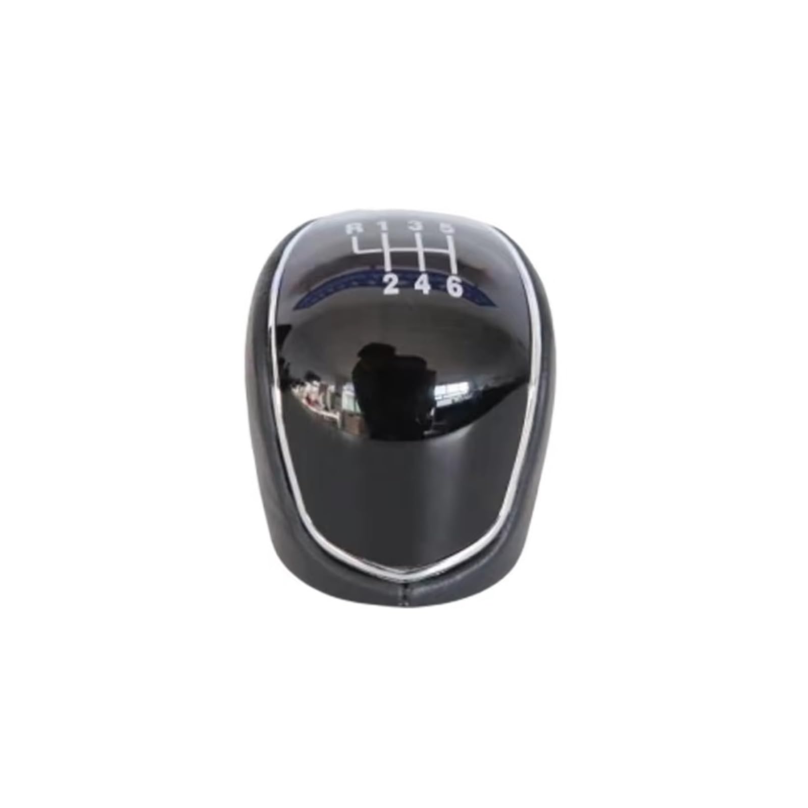 Ppxbfd 6Speed Shift Gear Lever Knob For Mondeo Mk3 Mk4 Iv 4 For Focus Mk2 Iii For S-Max For C-Max For Kuga For Galaxy 5 6 Speed Manual Gear Shift Knob Stick Lever Car Shift Gear Knob Handle(6Speed)