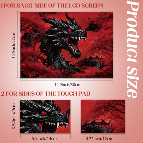 Vinilos para portátiles: protege tu ordenador de rayaduras con este diseño de dragón 3