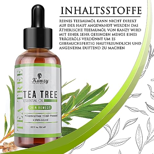 Teebaumöl von Kanzy – Bio Naturrein 60 ml
