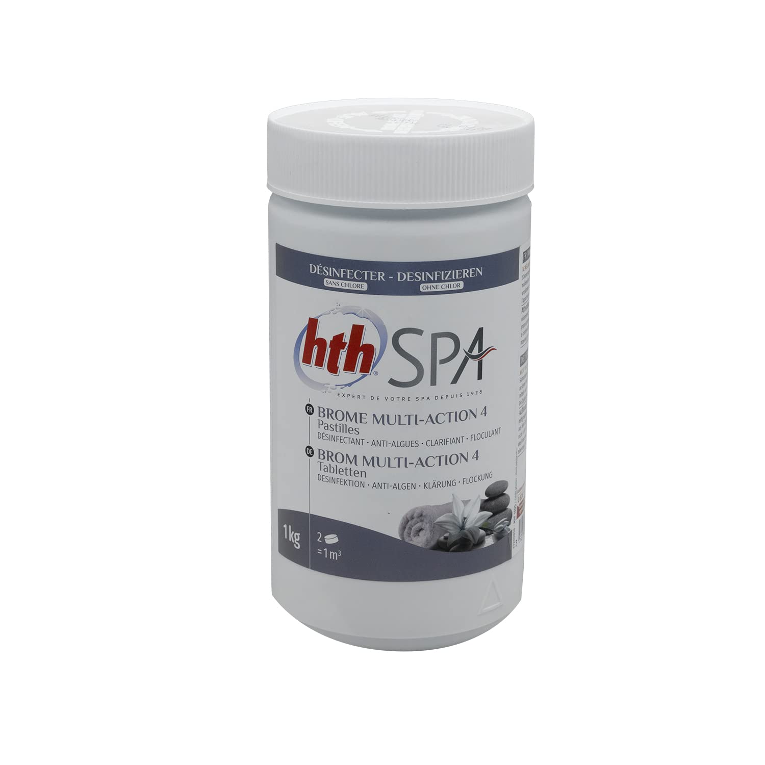 Brome hth SPA Multi-Action 4 - pastilles 20 g. - 1kg + 12 bandelettes