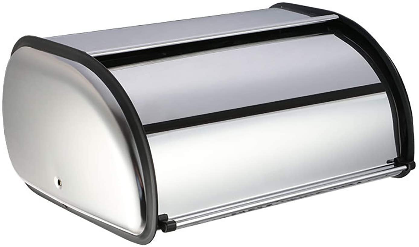Buy Bread Box For Kitchen Counter, Matte Stainless Steel Bread Storage