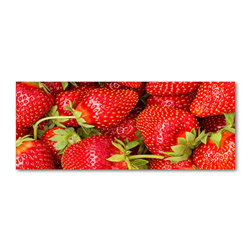 Fond de hotte en verre sécurit Tulup protège votre mur de cuisine avec un décor fraises