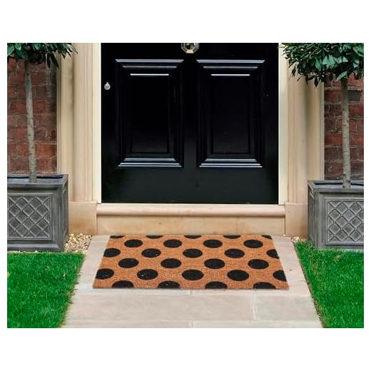 Coco&Coir | Felpudo de coco natural | Antideslizante | Ecologico | Felpudo interior y exterior | 45 x 75 cm