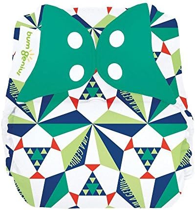 bumGenius Freetime All-in-One One-Size Snap Closure Cloth Diaper (Sierpinski)