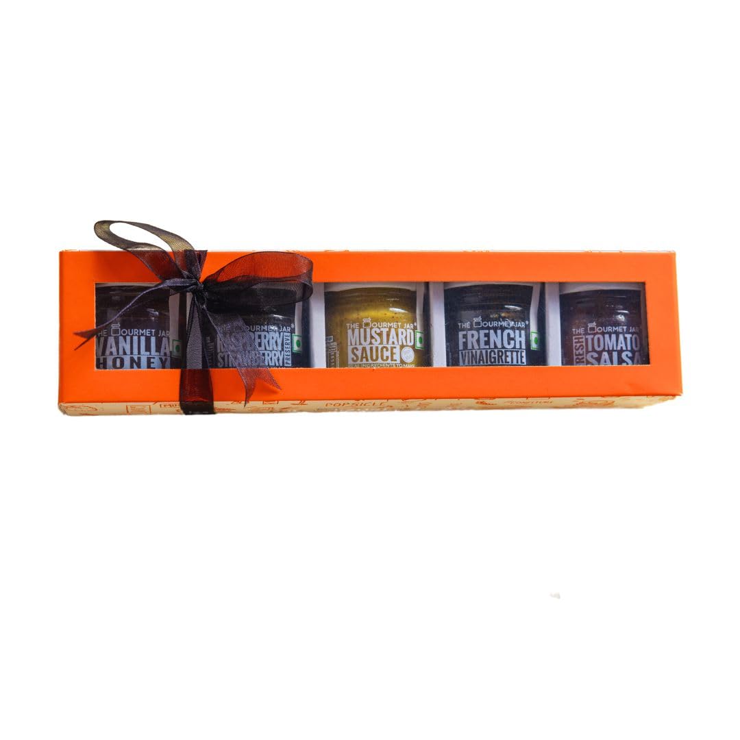 The Gourmet Jar The Mini Happiness Box 195g| 100% Natural & No Preservatives| Combo Gift Box| Box of 5| For chefs, food enthusiats & homecooks (B08GCPZ3NC) Amazon Price History, Amazon Price Tracker